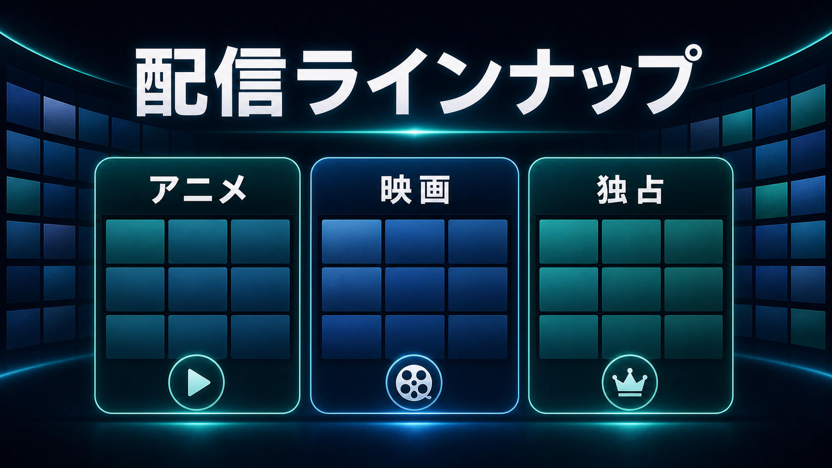 Prime Videoの配信ラインナップを示すImage2図解