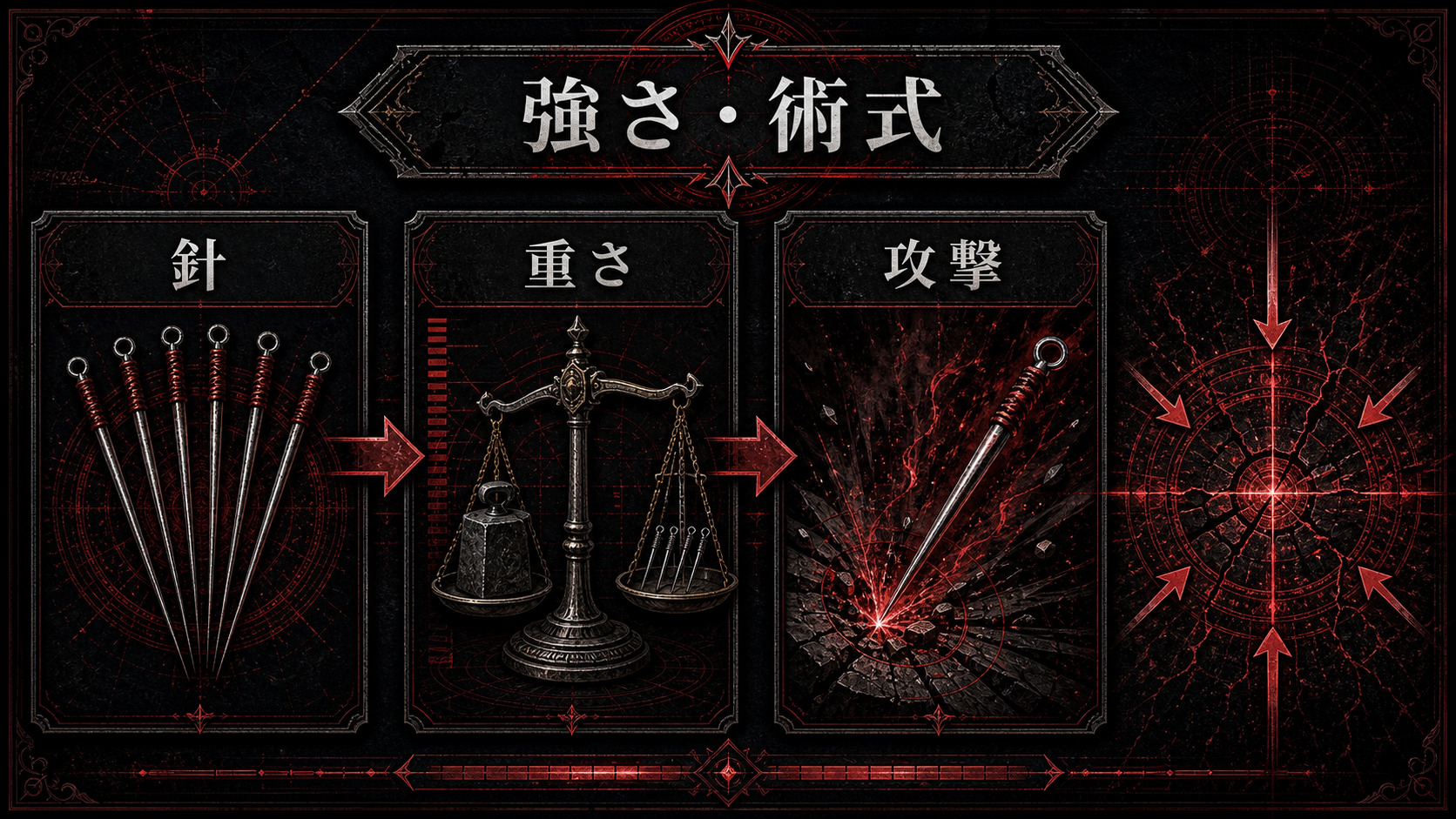 針千鈞の強さと術式を示すImage2図解