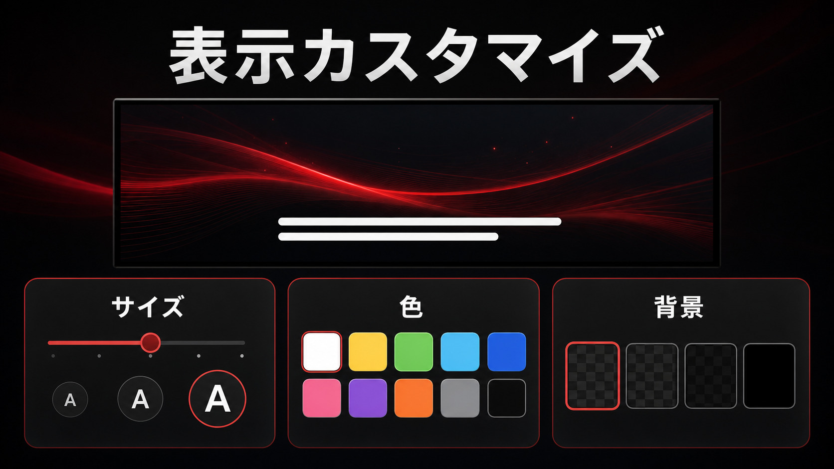 Netflixの字幕表示カスタマイズを示すImage2図解