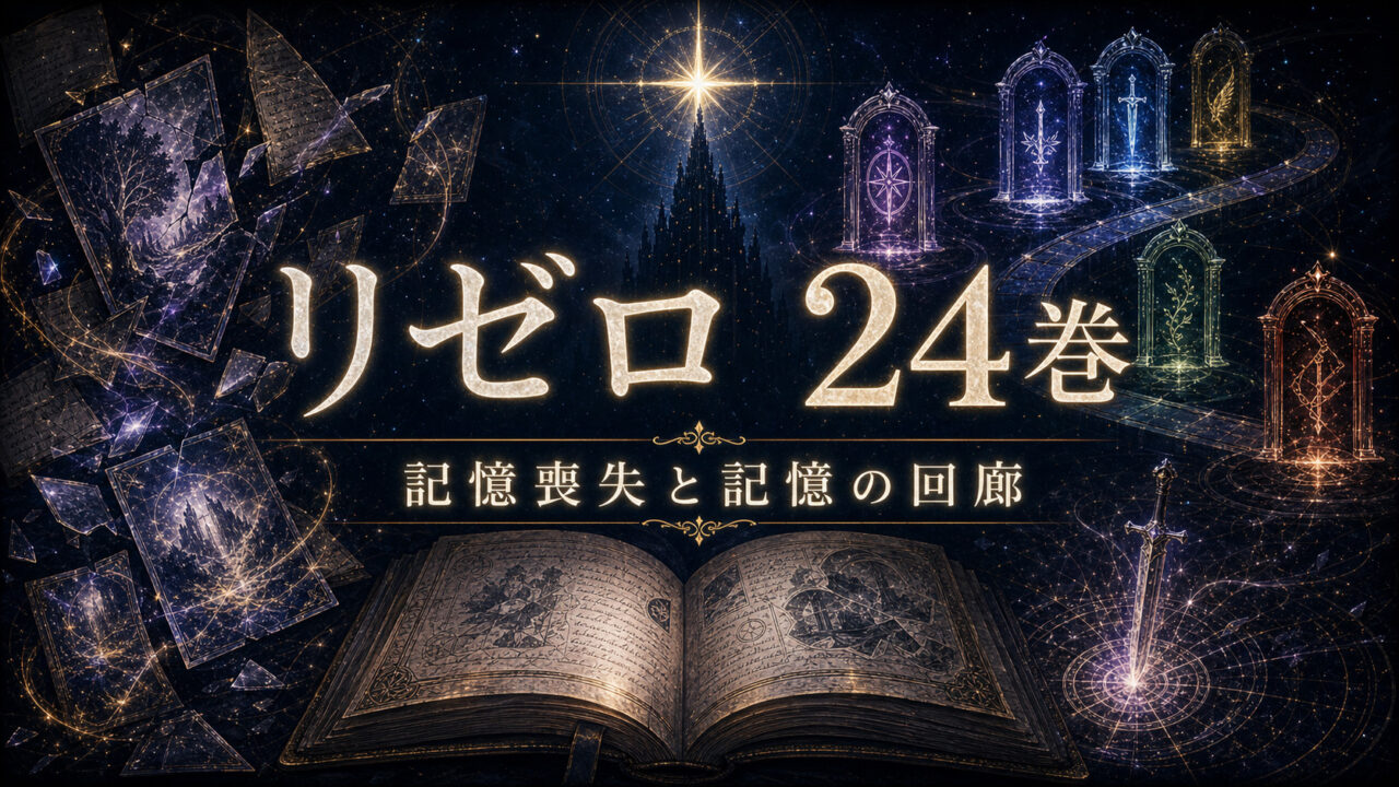 リゼロ原作小説24巻の記憶喪失と記憶の回廊を示すImage2アイキャッチ