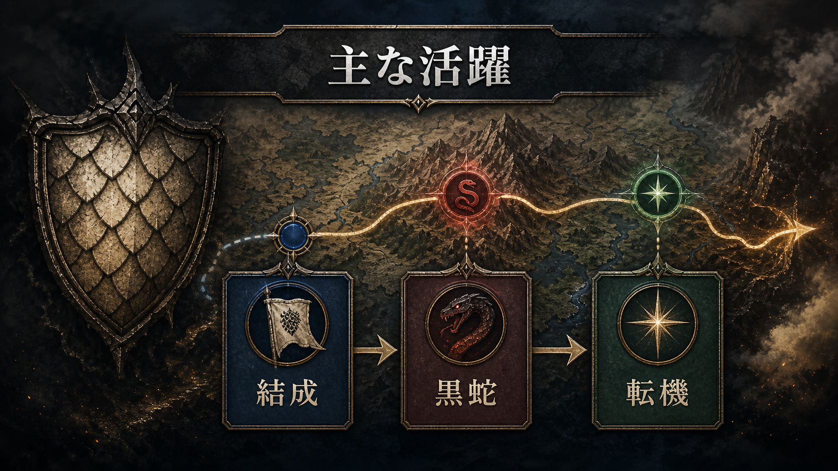 ダイナスの主な活躍を示すImage2図解
