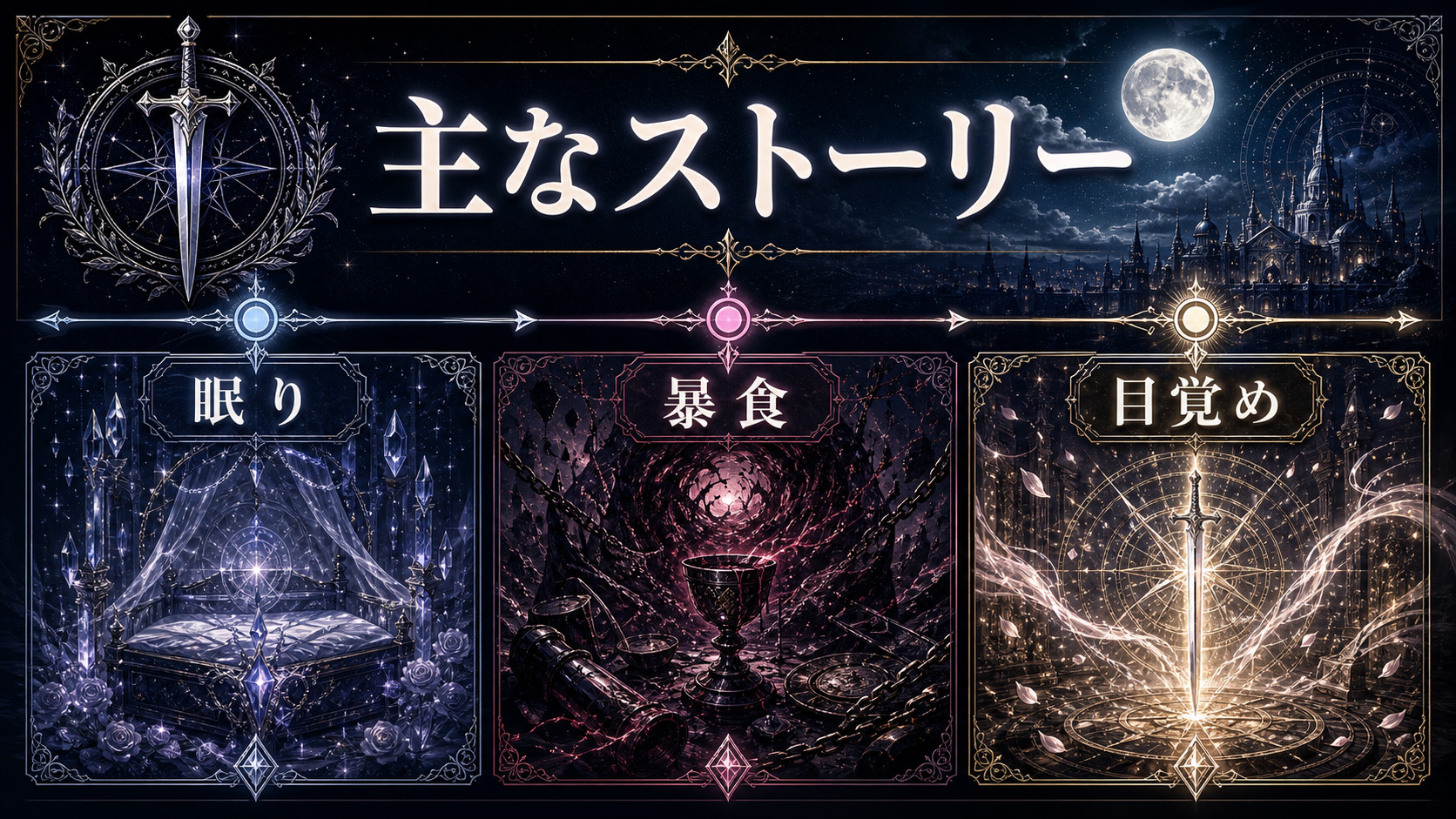 ルアンナ・アストレアの主なストーリーを示すImage2図解