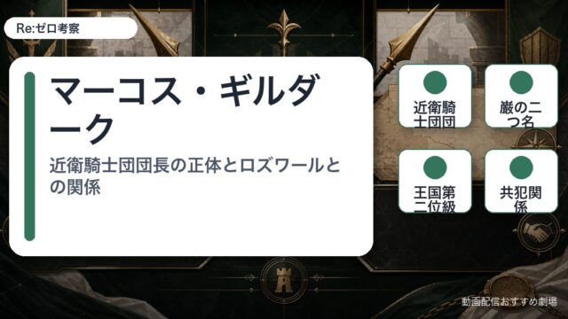 マーコス・ギルダークの要点を整理したアイキャッチ画像
