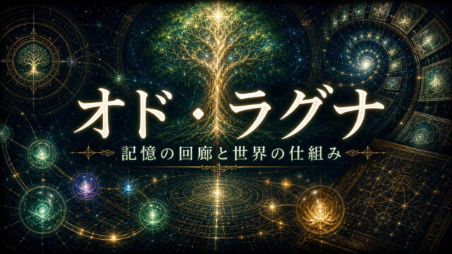 オド・ラグナの記憶の回廊と世界の仕組みを示すImage2アイキャッチ