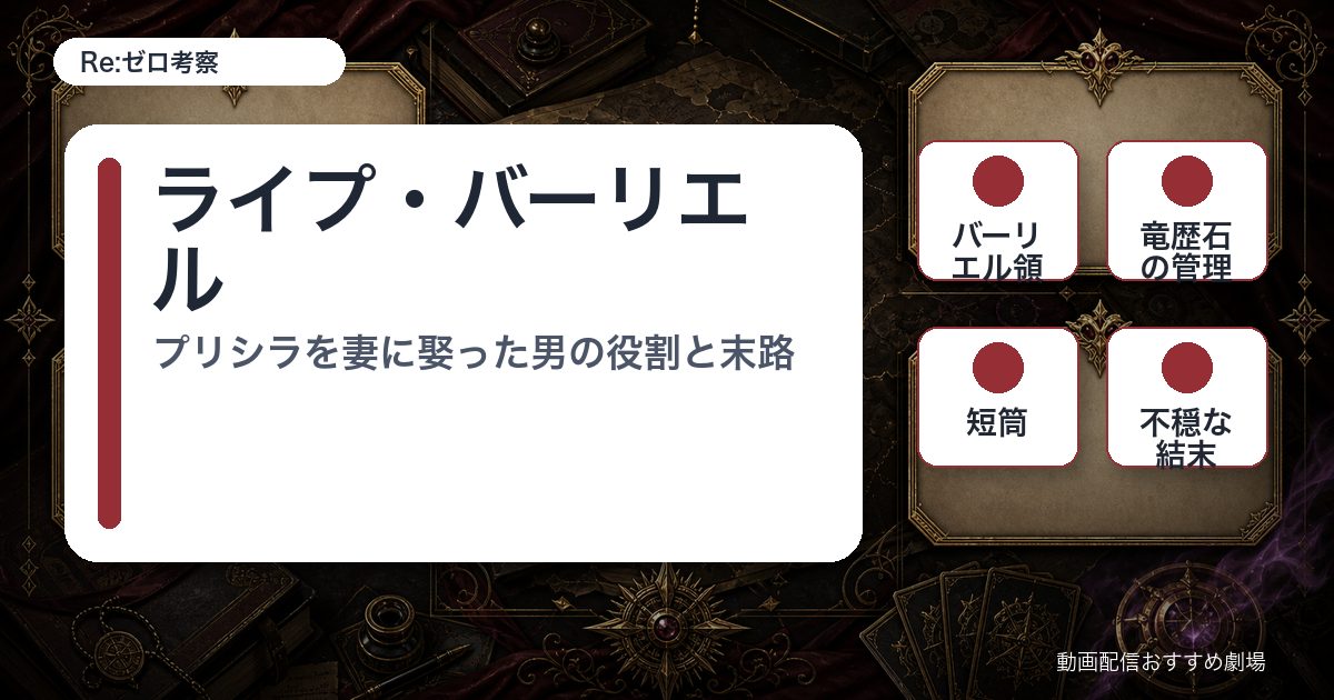 ライプ・バーリエルの要点を整理したアイキャッチ画像