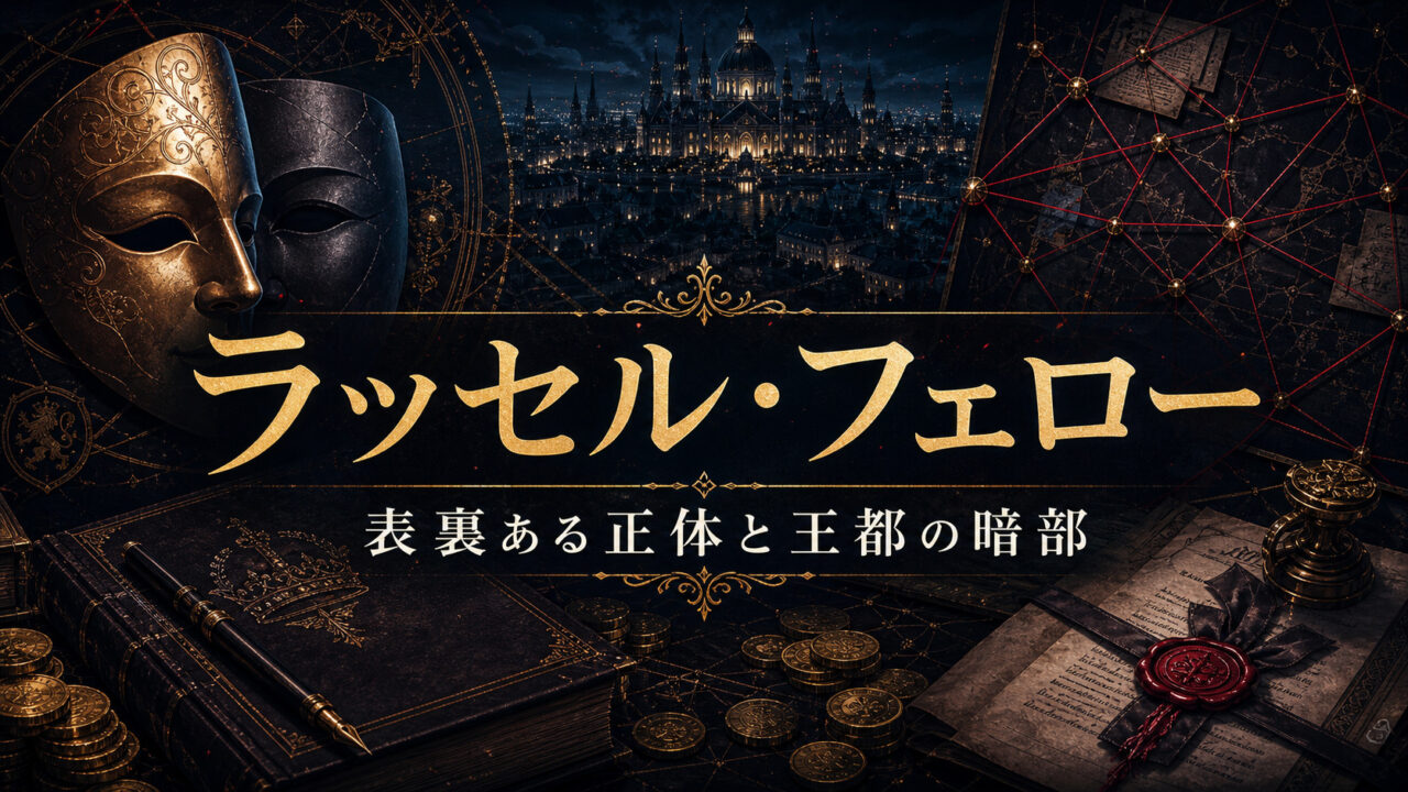 ラッセルフェローの表裏ある正体と王都暗部を示すImage2アイキャッチ