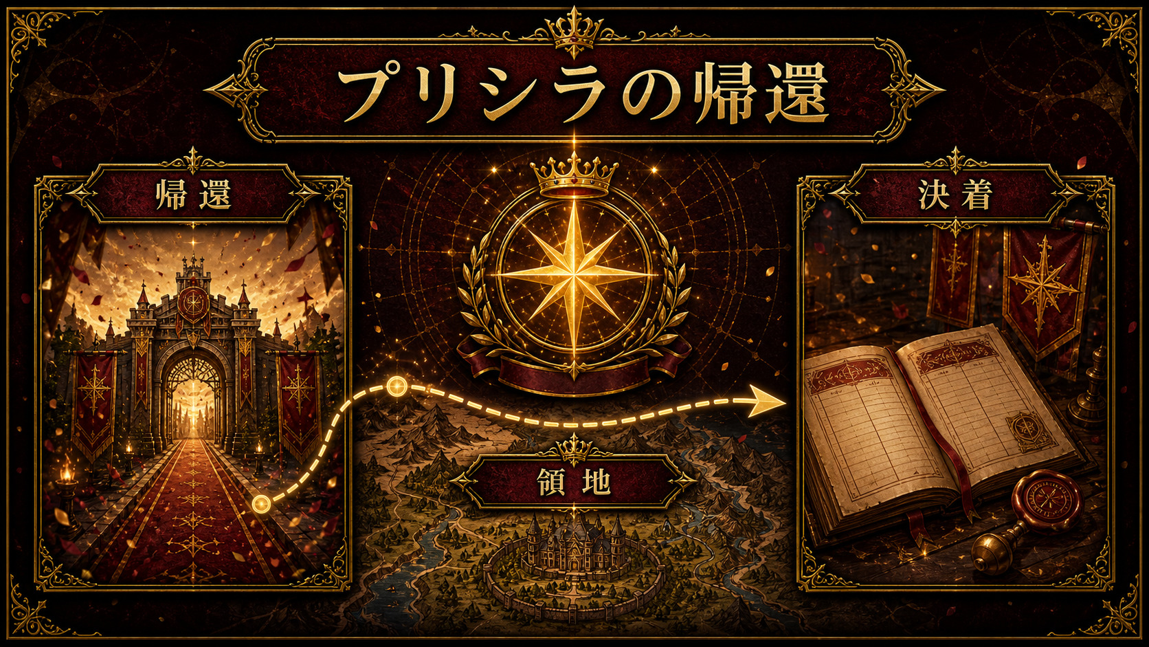 プリシラの帰還を示すImage2図解