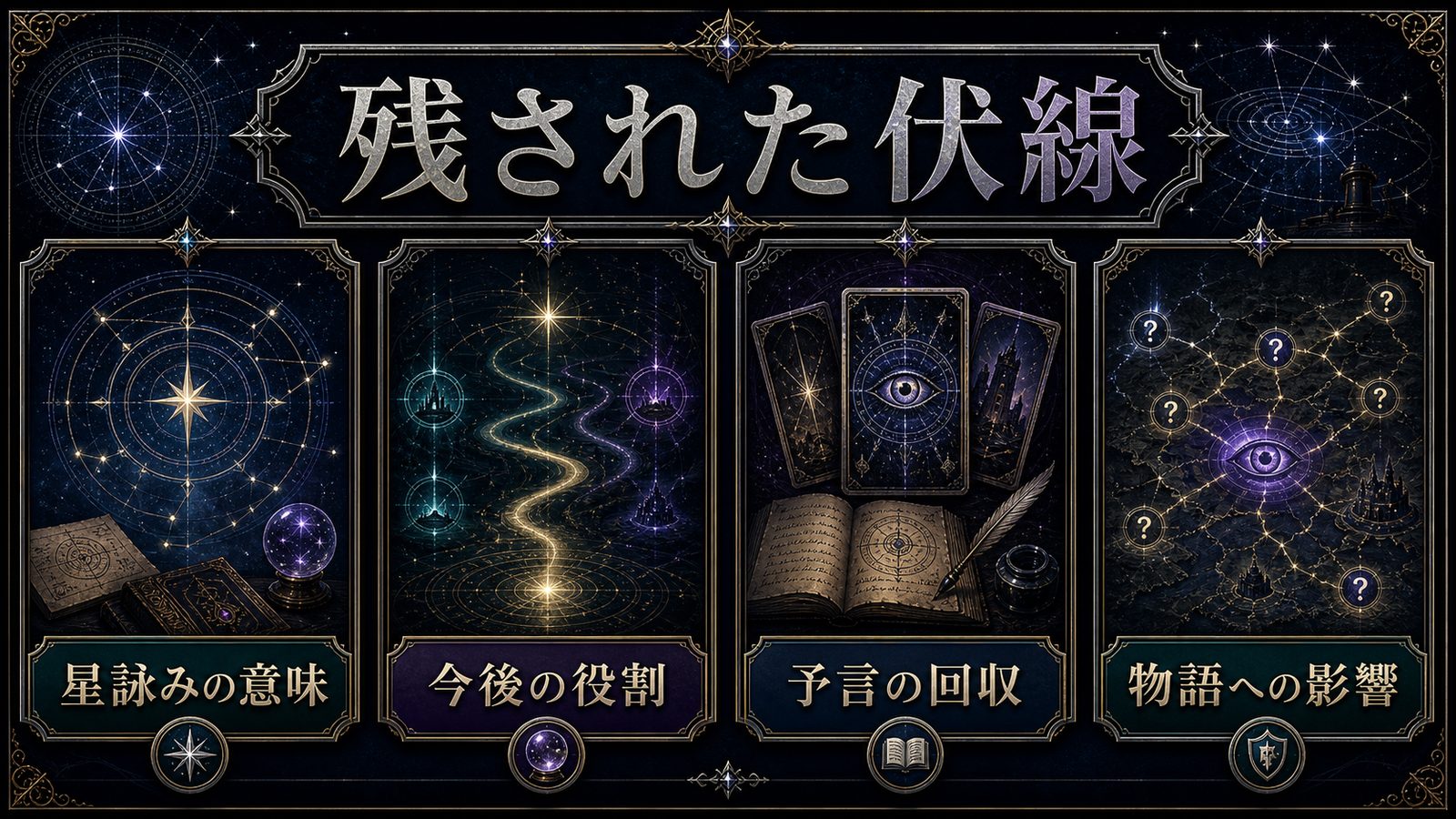 ウビルクの残された伏線を星詠みの意味・今後の役割・予言の回収・物語への影響で整理した図解