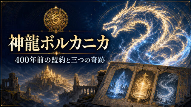 神龍ボルカニカの盟約と三つの奇跡を示すImage2アイキャッチ
