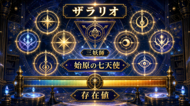 ザラリオの三妖師と始原の七天使を示すImage2アイキャッチ