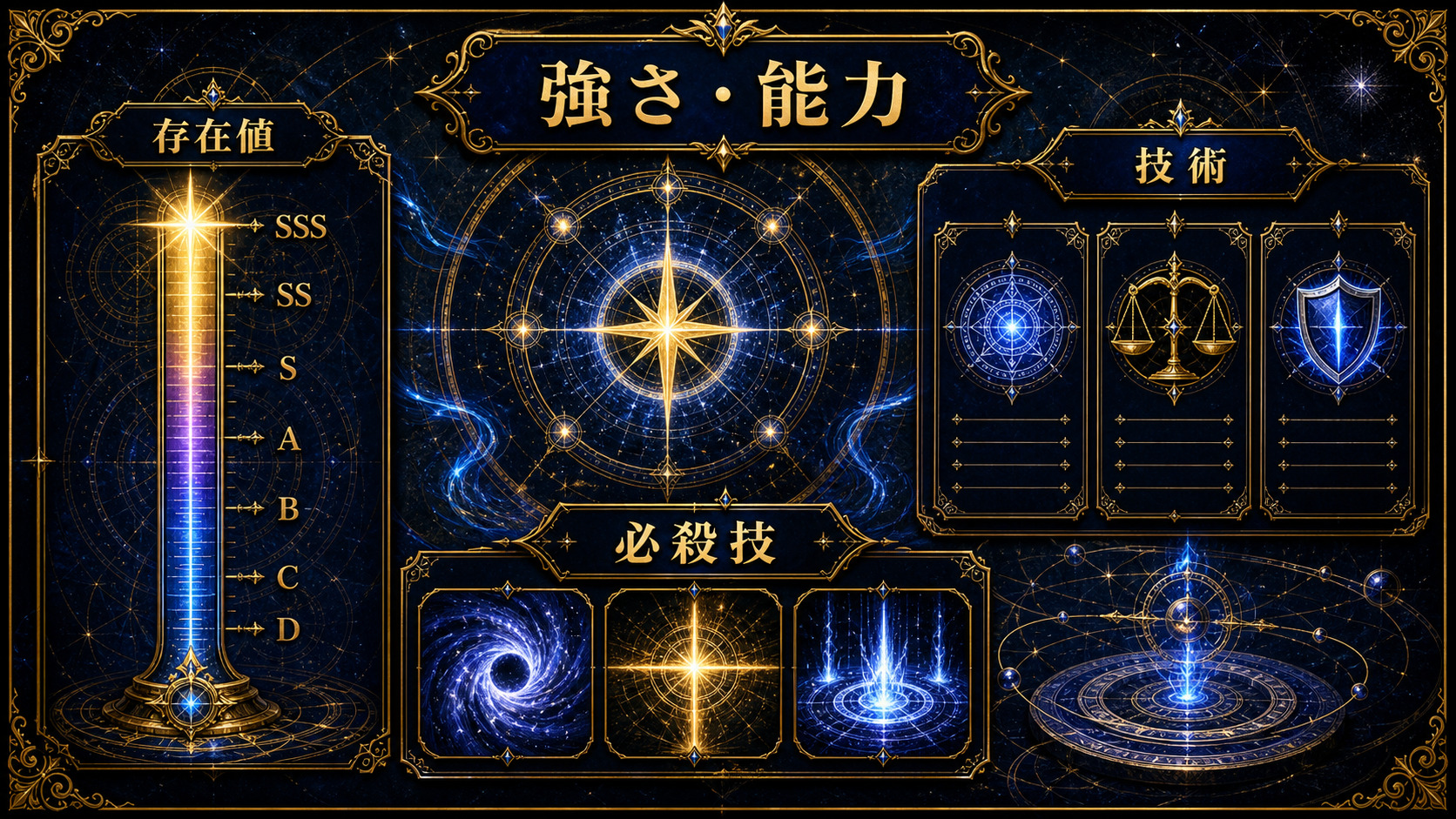 ザラリオの強さと能力を示すImage2図解