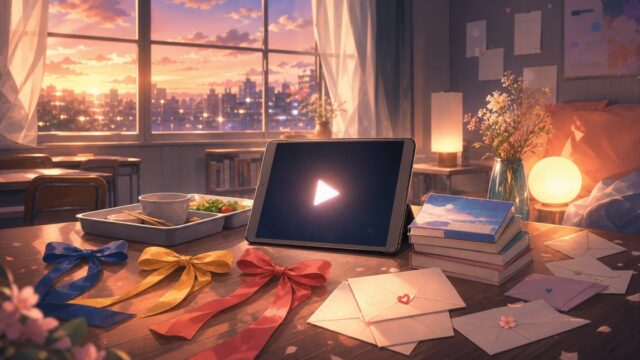 負けヒロインが多すぎるの配信視聴方法と青春ラブコメの魅力を象徴したアイキャッチ画像