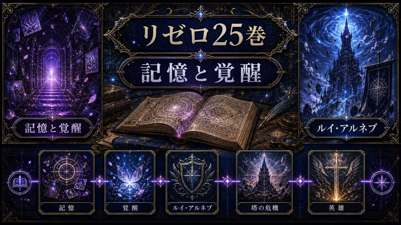 リゼロ原作小説25巻の重要章を示すImage2アイキャッチ