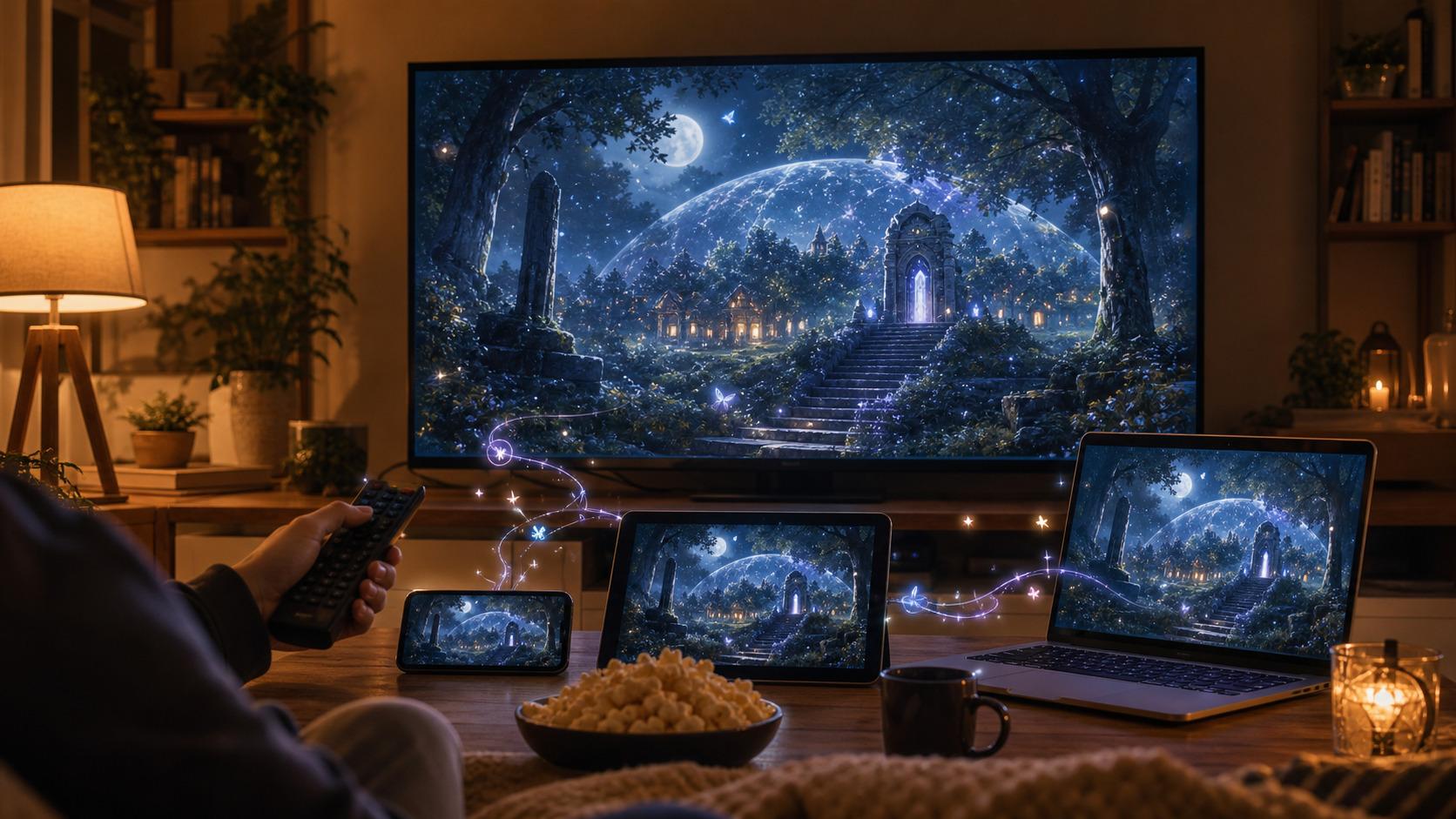 Re:ゼロをスマホ、タブレット、テレビで見放題視聴するVODガイドを表したImage2画像