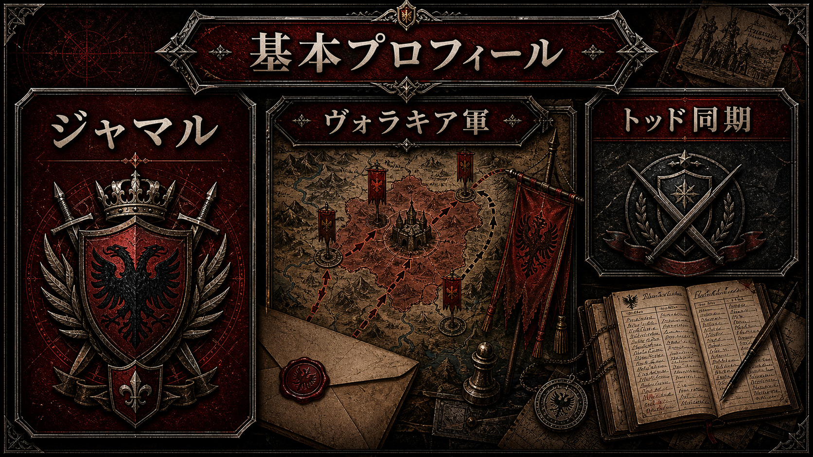 ジャマルの基本プロフィールを示すImage2図解