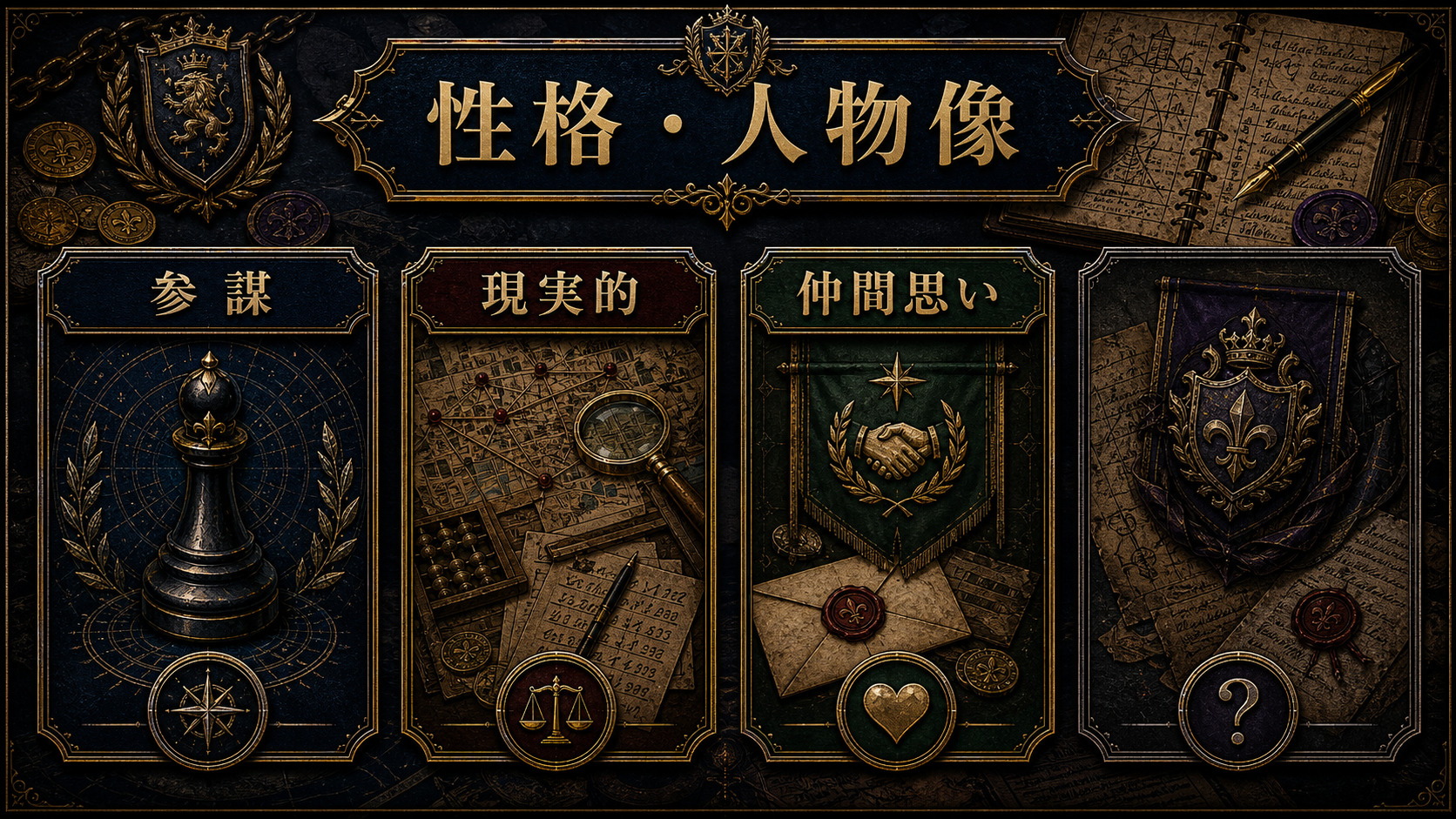 ラチンスの性格と人物像を示すImage2図解