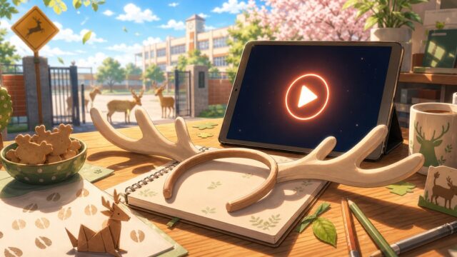 しかのこのこのここしたんたんの配信視聴方法とシカ部のギャグ世界を象徴したアイキャッチ画像