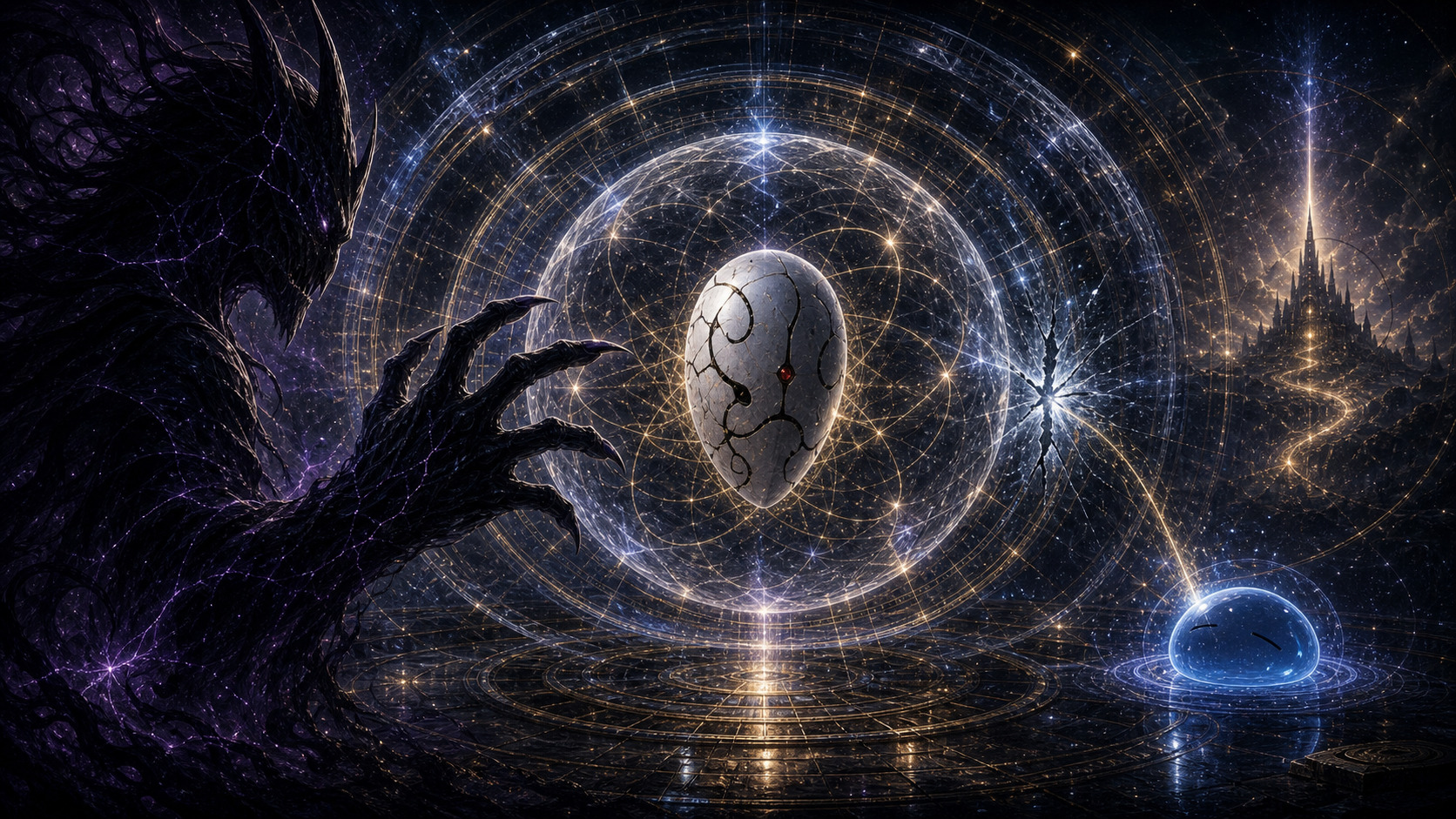 転スラの抗魔の仮面が無限の時間圧と因果律で守られていることを示す画像