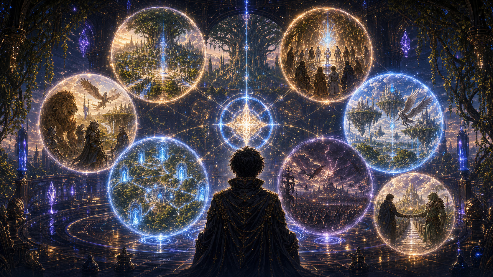魔国連邦とテンペストの違い、加盟国、転移網、天魔大戦、人間との関係の疑問を水晶で整理したImage2画像