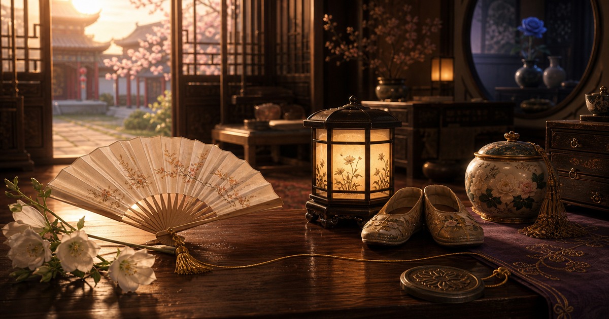 白鈴が花街の光と母性を象徴する役割を朝日の緑青館で表した画像