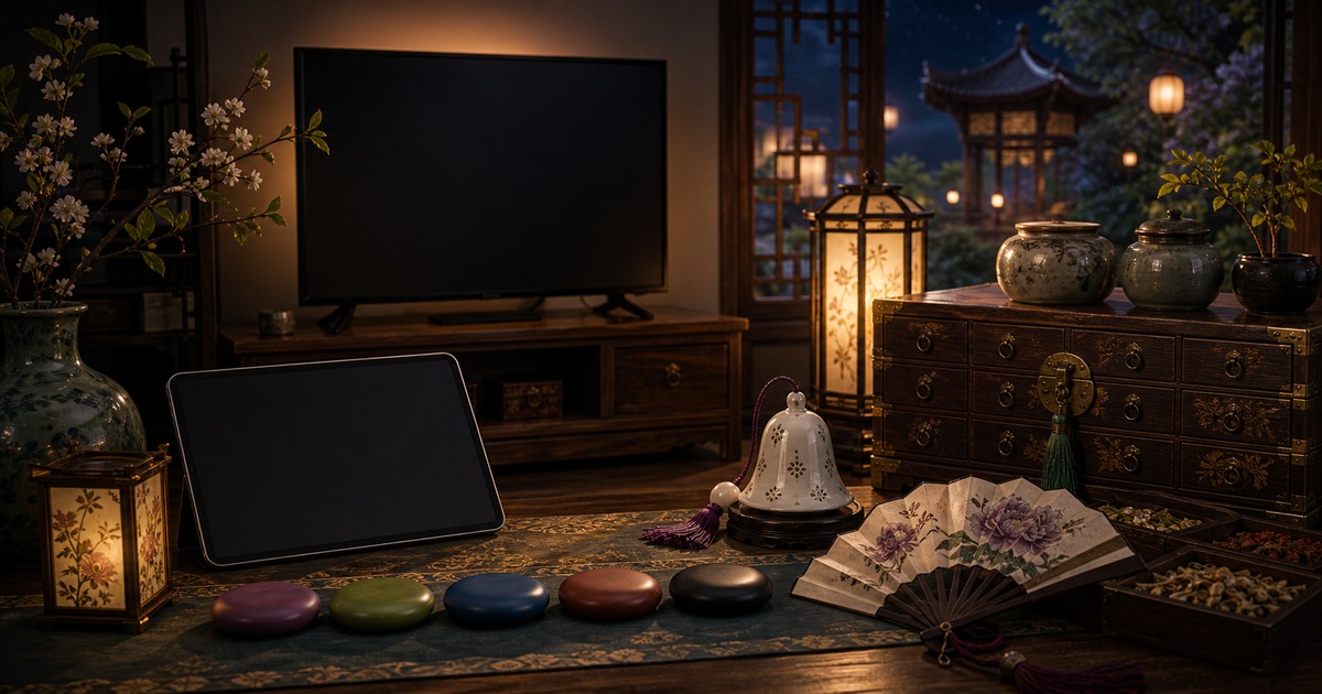 薬屋のひとりごとの配信サービス比較を無文字端末と視聴トークンで表した画像
