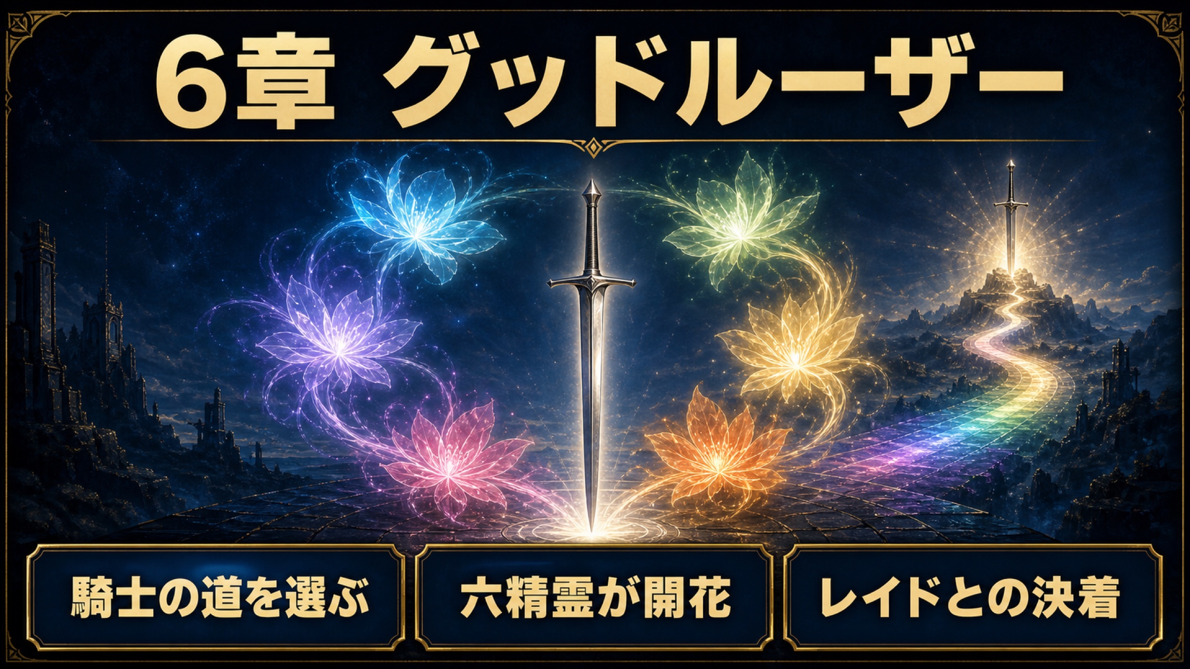 リゼロ25巻6章のユリウスの選択と六精霊の開花を整理した図解