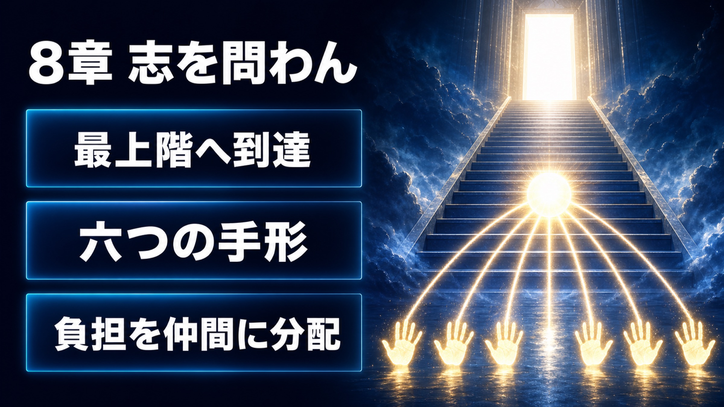リゼロ25巻8章の最上階の六つの手形と負担分配を整理した図解