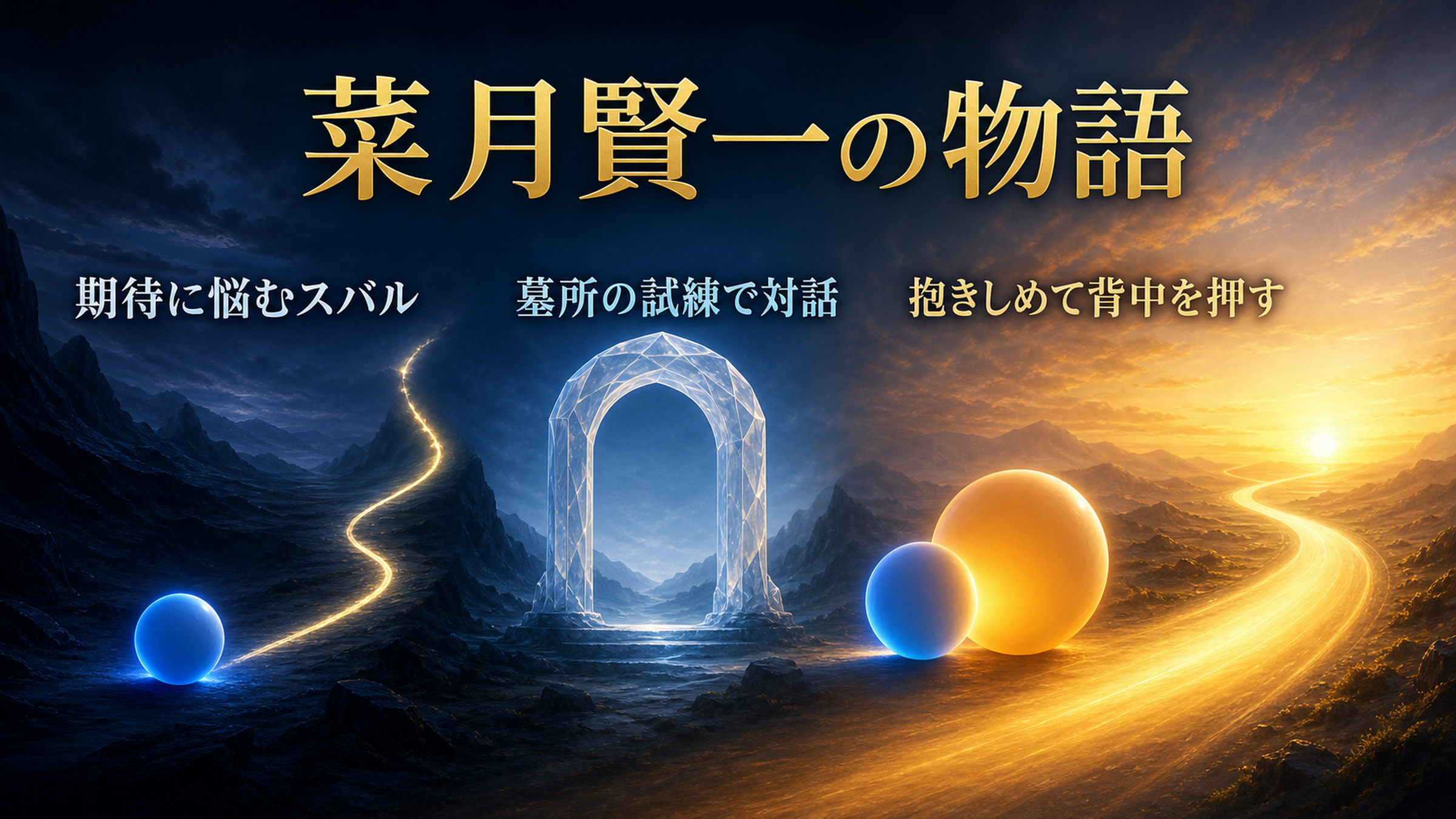 スバルが墓所の試練で菜月賢一と向き合う物語を整理した図解