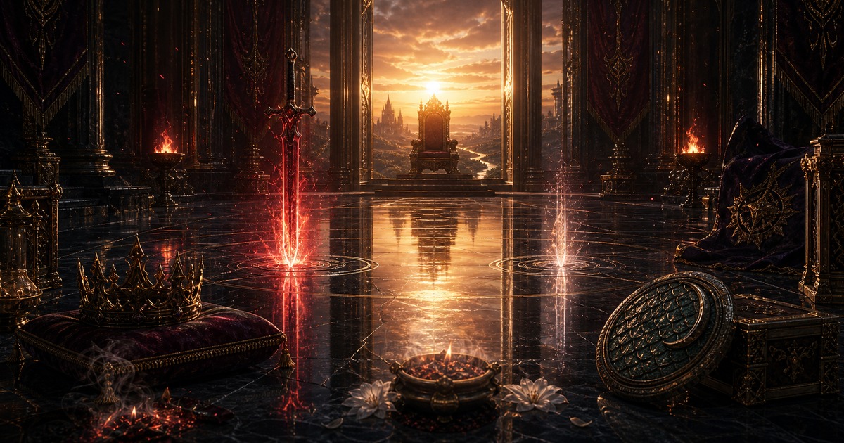 陽剣ヴォラキアが皇帝の資格を映す鏡であることを示すまとめ画像