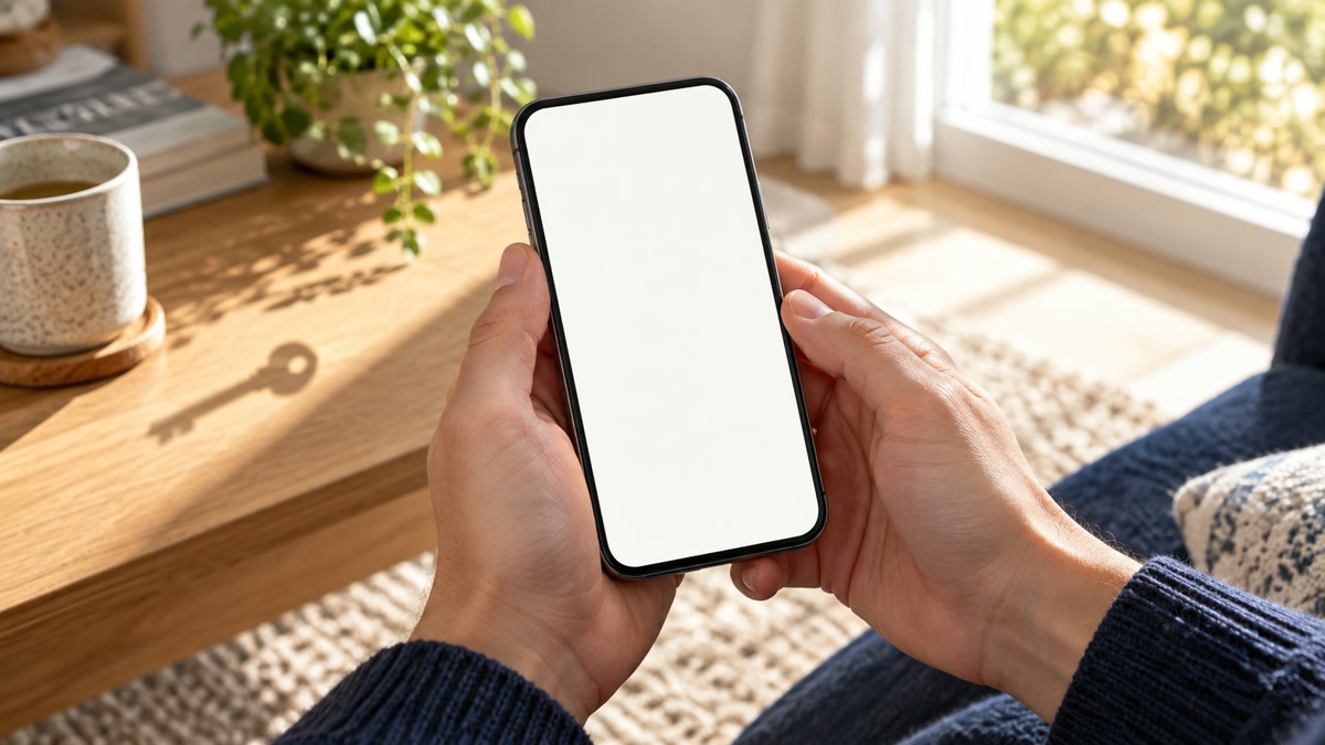 スマホアプリのログイン手順を表すイメージ
