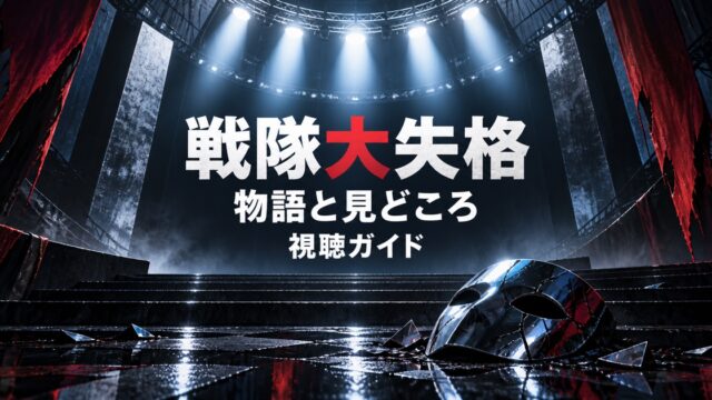 戦隊大失格の物語と見どころを紹介する視聴ガイド