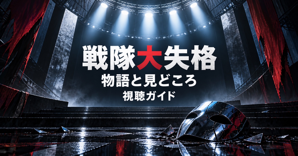 戦隊大失格の物語と見どころを紹介する視聴ガイド