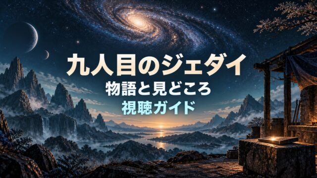 九人目のジェダイの物語と見どころを紹介する視聴ガイド