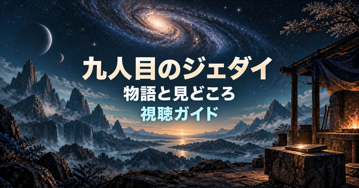 九人目のジェダイの物語と見どころを紹介する視聴ガイド