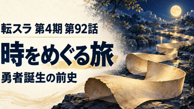 転スラ 第4期・第92話・時をめぐる旅・勇者誕生の前史