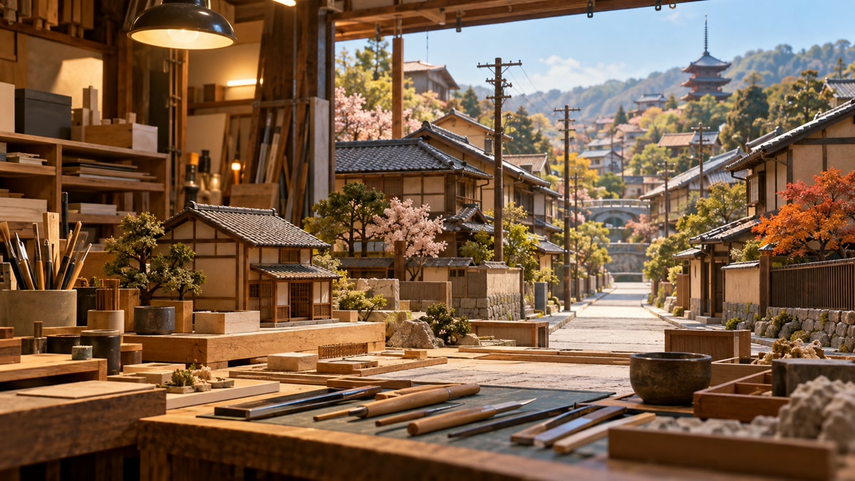 日本の街並みと国内制作スタジオがつながる作品づくり