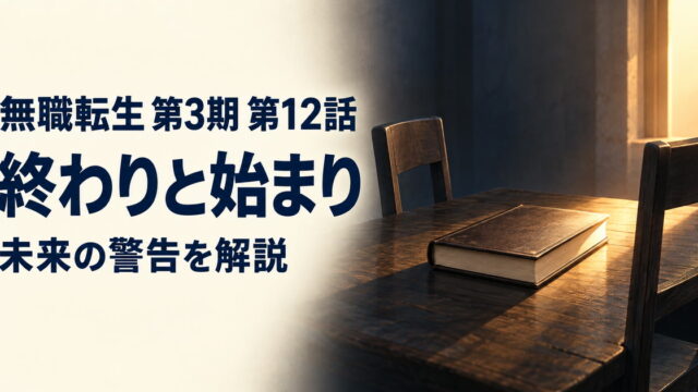 無職転生 第3期・第12話・終わりと始まり・未来の警告を解説