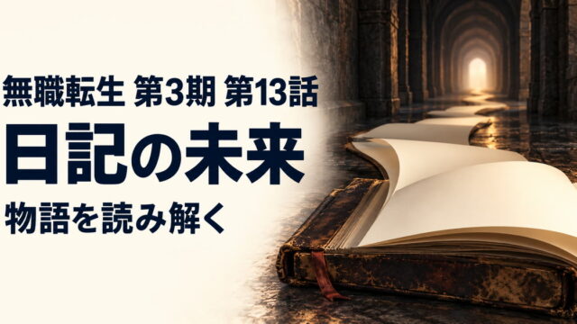 無職転生 第3期・第13話・日記の未来・物語を読み解く