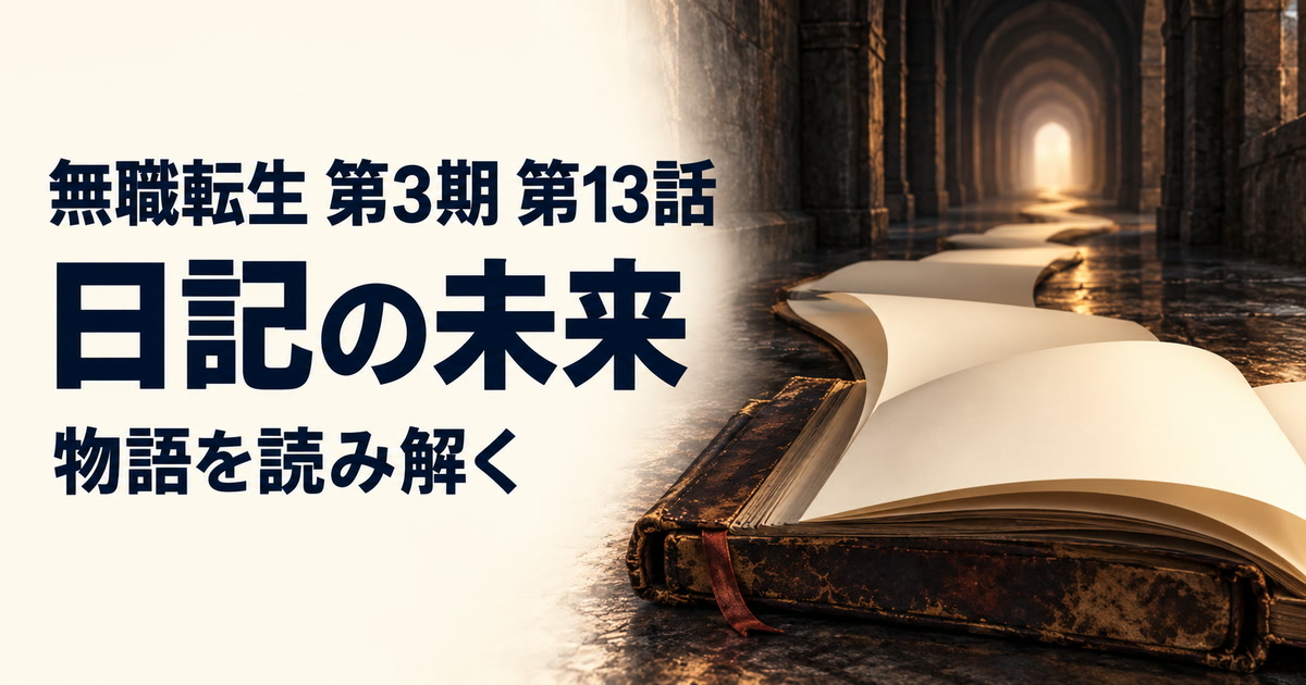 無職転生 第3期・第13話・日記の未来・物語を読み解く